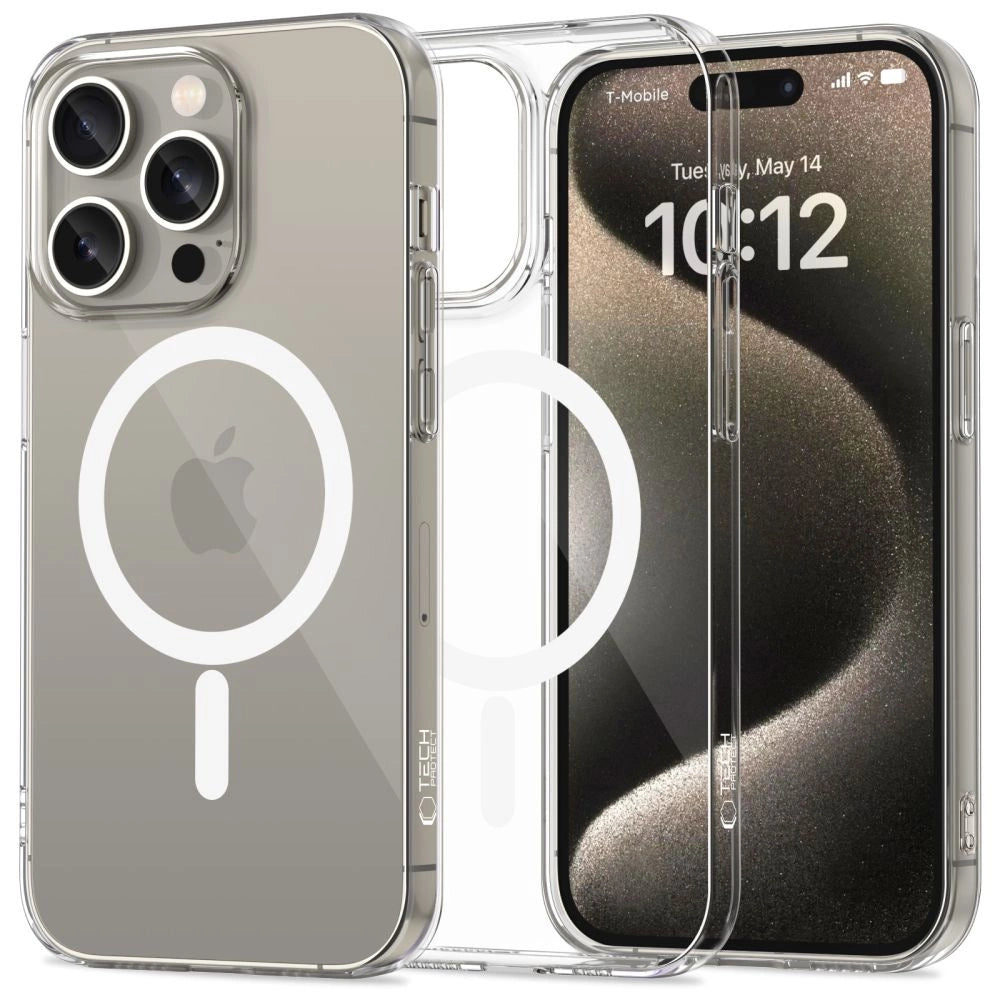 Tech-Protect FlexAir MagSafe Case til iPhone 15 Pro Max - klar