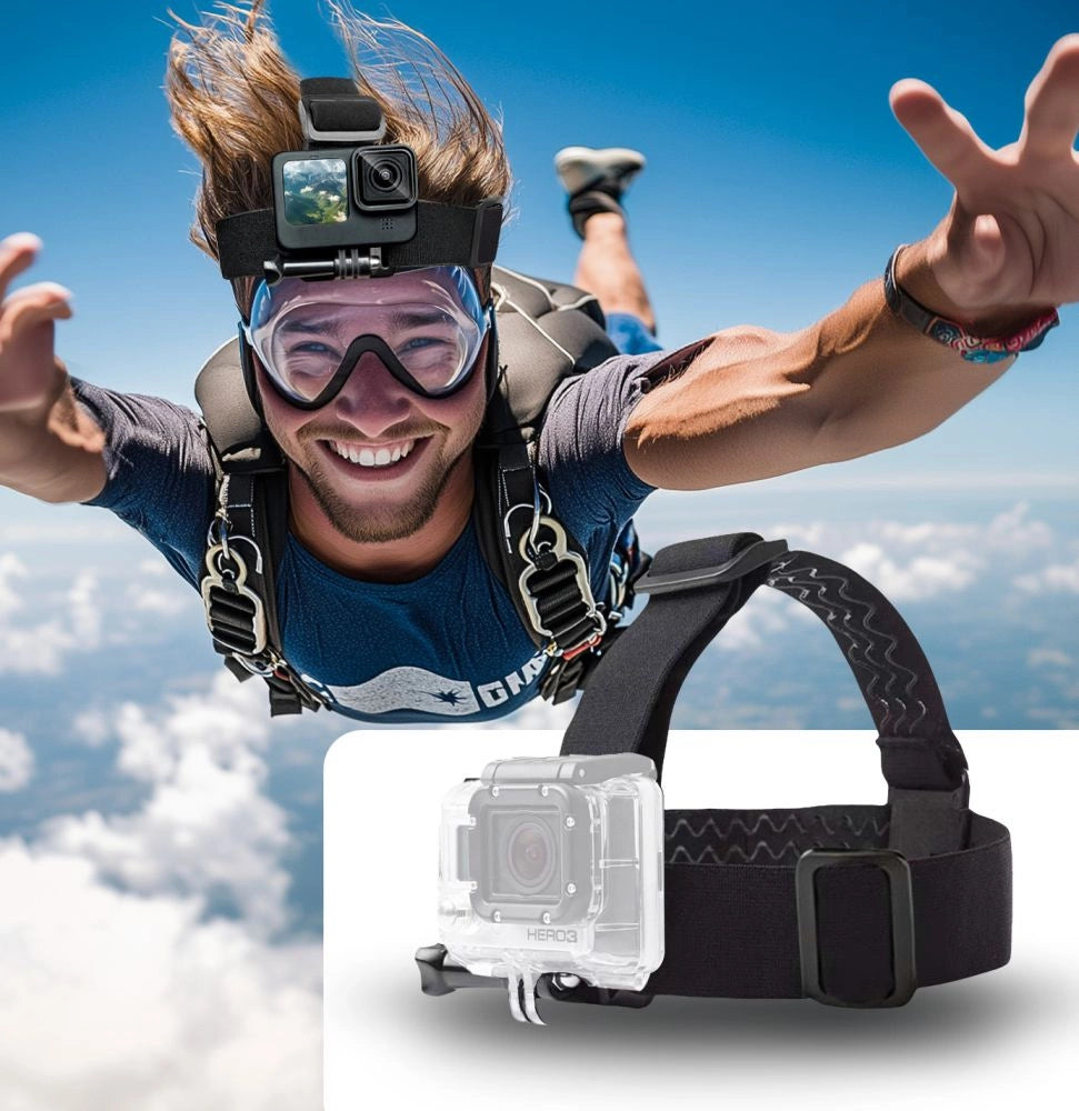 Tech-Protect GA100 Head Mount til GoPro / DJI - sort