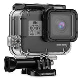 Tech-Protect GA200 vandtæt kuffert til GoPro Hero 5 / 6 / 7 - gennemsigtigt