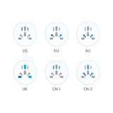 Tech-Protect Universal Travel Adapter til EU - hvid