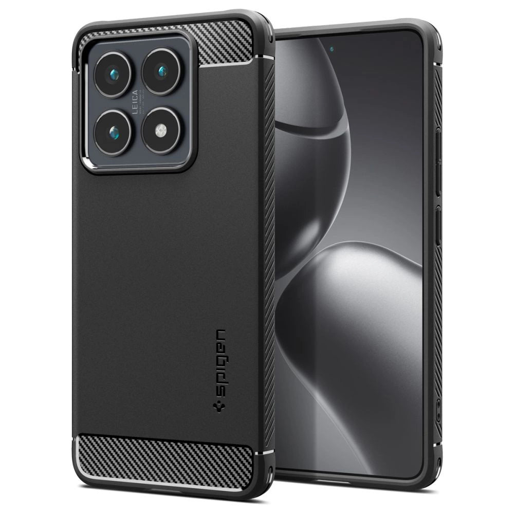 Spigen Rugged Armor Case til Xiaomi 14T Pro - Matte Black