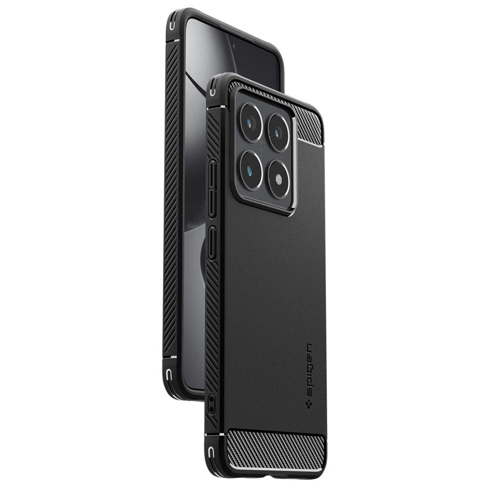 Spigen Rugged Armor Case til Xiaomi 14T Pro - Matte Black