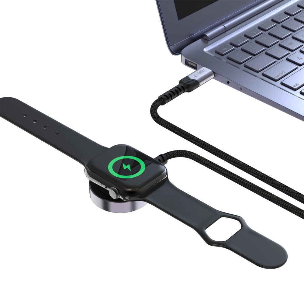 Tech-Protect MC01 UltraBoost Magnetisk oplader USB-C-kabel 120 cm - sort