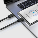SBS TECABLETISSUETCK USB-C - USB-C 1,5 m 60 W flettet kabel - sort
