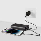 Hurtig opladning: 20.000 mAh, 2 USB'er sort