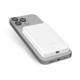 Powerbank SBS TEBB5000MAG1CW 5000 mAh USB-C, MagSafe kompatibel - hvid