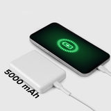 Powerbank SBS TEBB5000MAG1CW 5000 mAh USB-C, MagSafe kompatibel - hvid