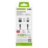 SBS TECABLETC3MTK USB-A - USB-C Kabel 3m - sort