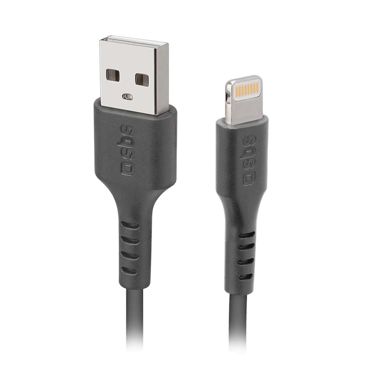 SBS TECABLEUSBIP589K USB-A - Lightning Cable 1m MFi Certificeret - sort