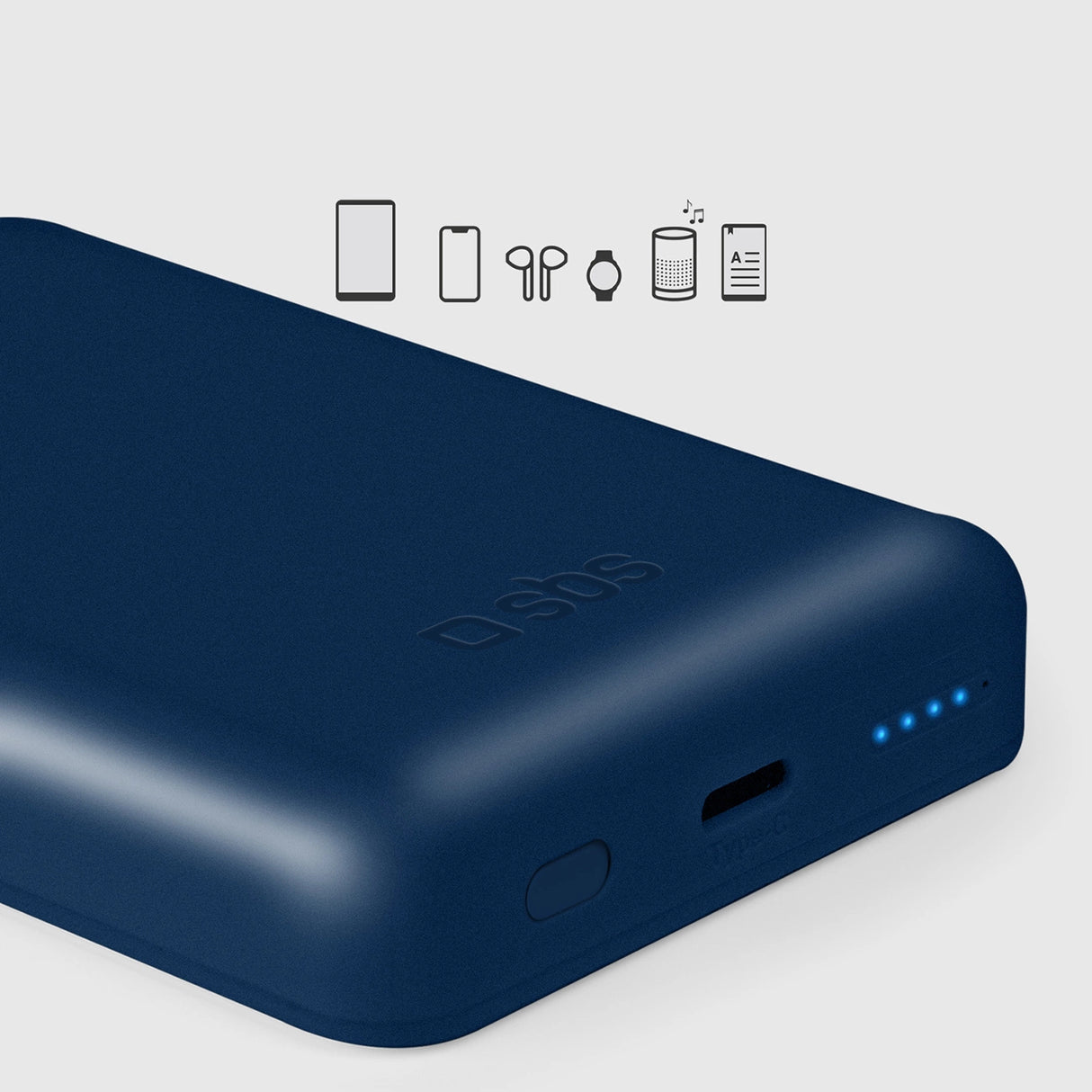 Powerbank SBS TEBB5000MAG1CB 5000 mAh kompatibel med MagSafe - blå