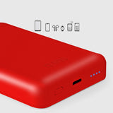 Powerbank SBS TEBB5000MAG1CR 5000 mAh kompatibel med MagSafe - rød