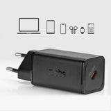 SBS TETRGAN1C65W 65W GaN Power Delivery Charger - sort
