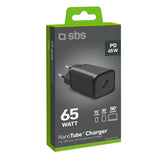 SBS TETRGAN1C65W 65W GaN Power Delivery Charger - sort