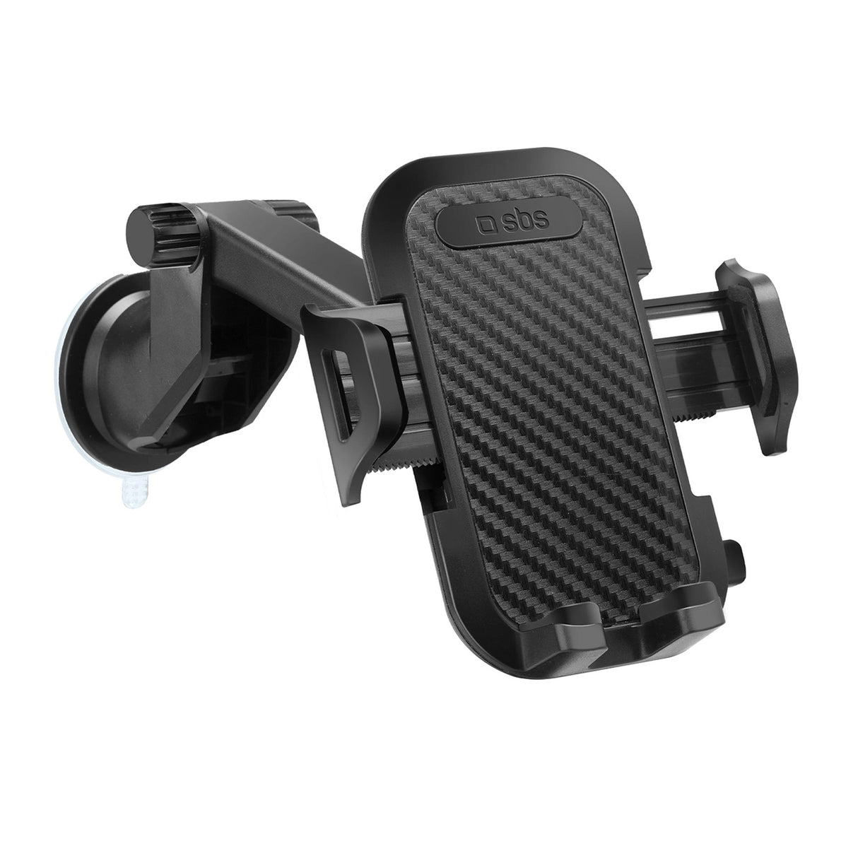 SBS TEHWSUPWIND smartphone holder teleskopisk med sugekop - sort
