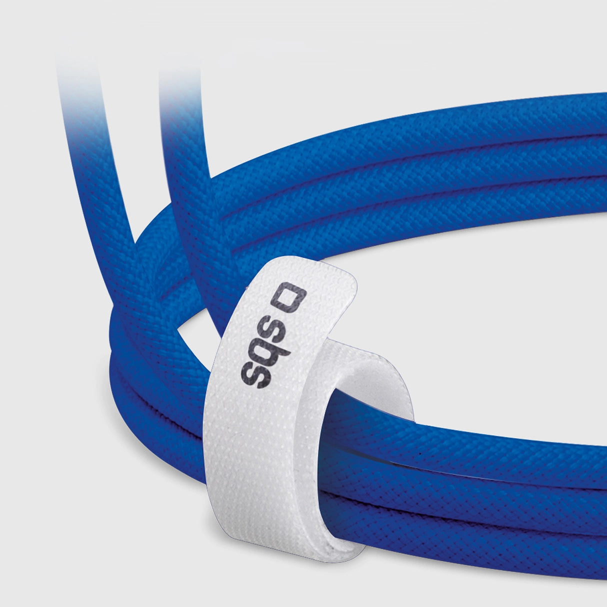 SBS TECABLETISSUETCCB USB-C - USB-C 1,5 m 60W flettet kabel - blå