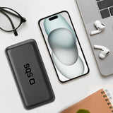 Powerbank SBS TTBB20000PD20K 20000 mAh 20W PD USB-C, USB-A, Micro-USB - sort