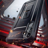 Supcase Unicorn Beetle Pro Case til Samsung Galaxy S24 FE - sort