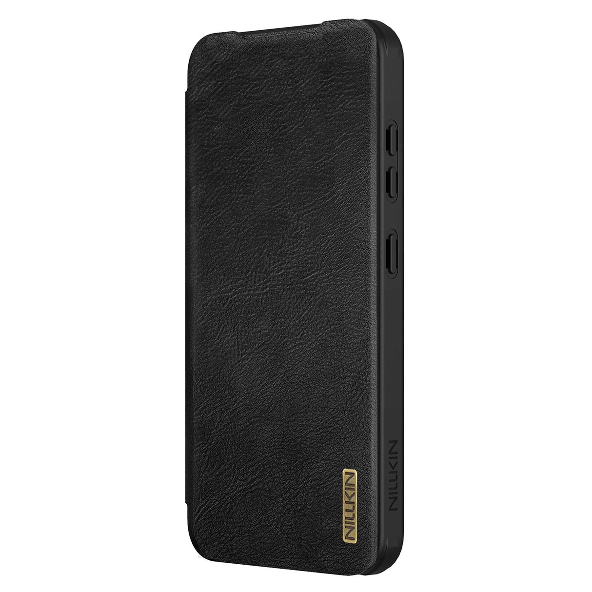 Nillkin Qin Pro Case til Samsung Galaxy S25 med Flip og Camera Cover - sort