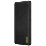 Nillkin Qin Pro Case til Samsung Galaxy S25 Ultra med Flip og Camera Cover - sort