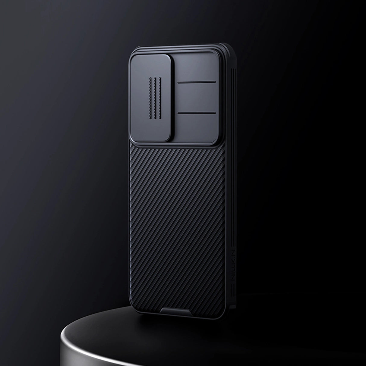 Nillkin CamShield Pro Case til Samsung Galaxy S25 med kameraomslag - sort