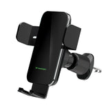 Wozinsky WEDZ-3Y8S klemme bilholder med 15W induktiv oplader til telefon på luftventilen - sort