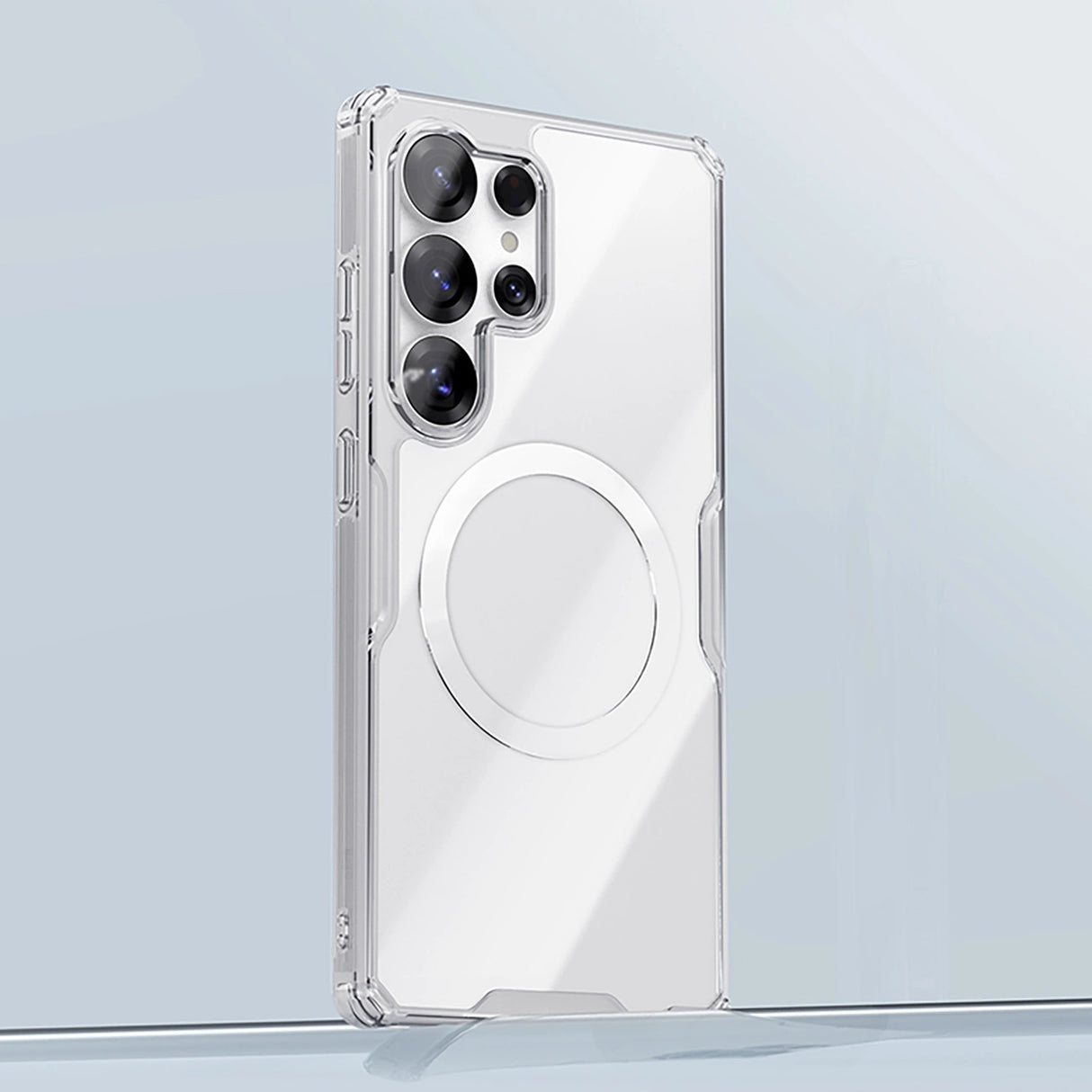 Nillkin Nature TPU Pro Magnetic Case med MagSafe til Samsung Galaxy S25 Ultra - Hvid