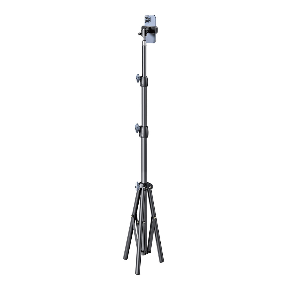 Wozinsky WRLD-00Y1S stativ stativ slidstærkt carbonstål stativ 1,7m matt - sort