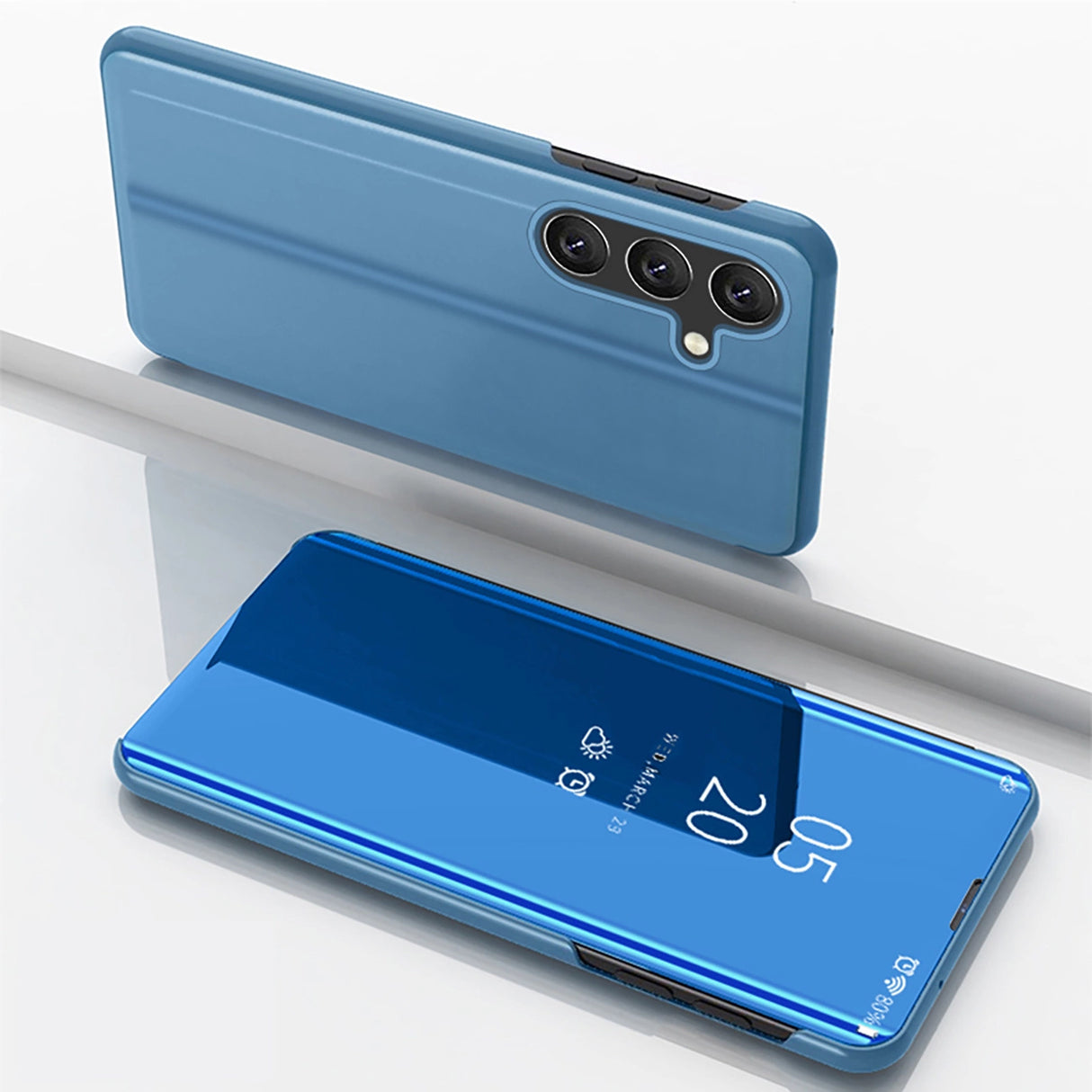 Clear View Case til Samsung Galaxy A36 Cover med Flip - Blue