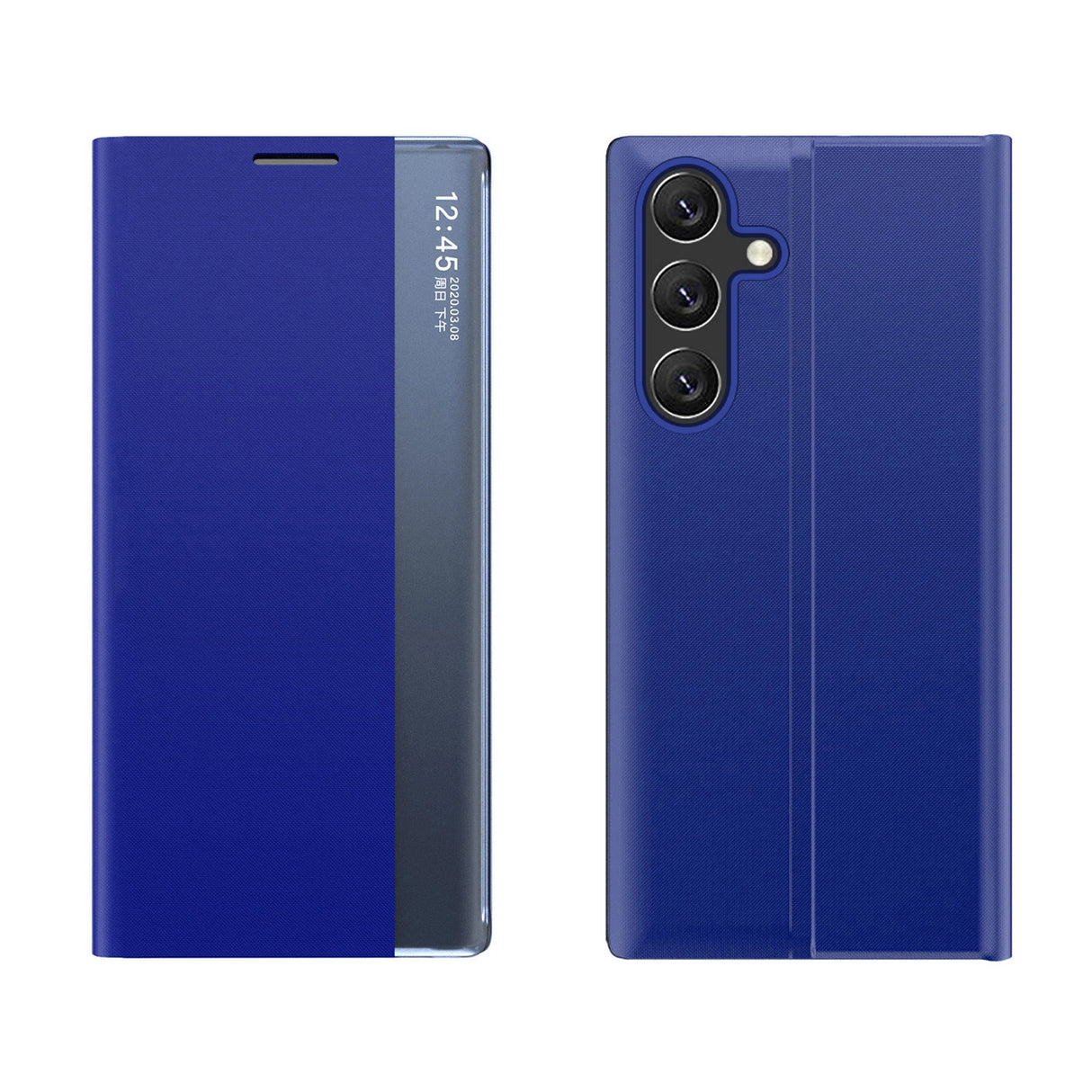 Ny Sleep Case Flip Cover med Stand Function til Samsung Galaxy A36 - Blå