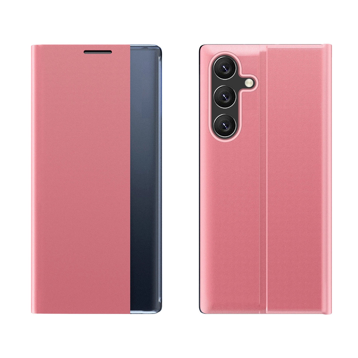 Ny Sleep Case Flip Cover med Stand Function til Samsung Galaxy A36 - Pink
