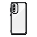Udendørs rumkasse til Samsung Galaxy A36 Cover med fleksibel ramme - sort
