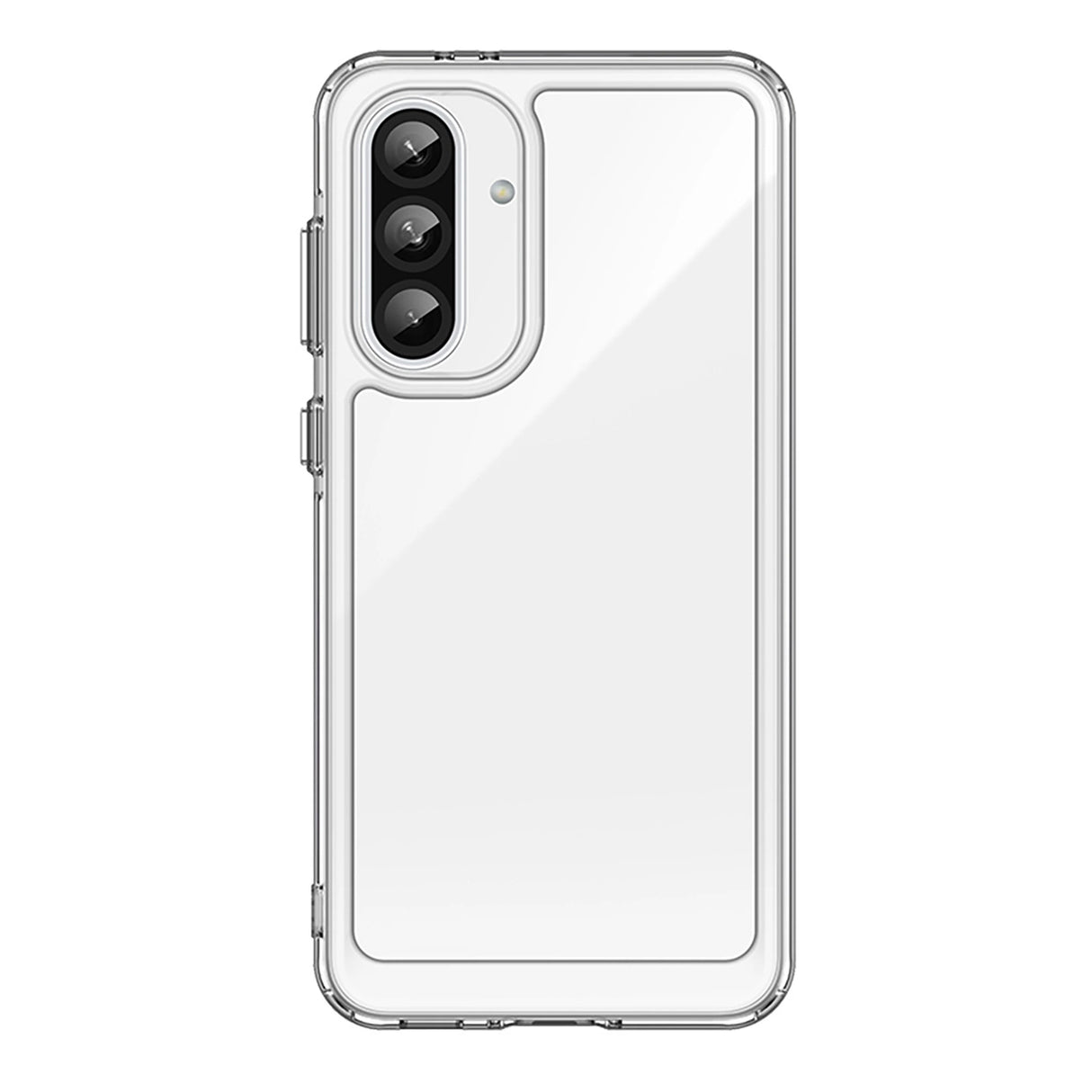 Udendørs rumkasse til Samsung Galaxy A36 Cover med fleksibel ramme - gennemsigtig