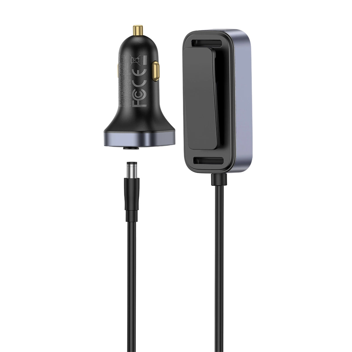 Baseus BackseatPal L1 110W Biloplader 3 x USB-A + 3 x USB-C med 1,5 m forlængerkabler - sort
