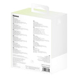 Baseus Popsicle 5200mAh 20W Powerbank with Built-in Lightning Cable (+ White Baseus Simple USB-C - USB-C 60W/20V/3A/30cm Cable) - White-Green