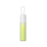 Baseus Popsicle 5200mAh 20W Powerbank med indbygget lynkabel (+ hvid Baseus Simple USB-C - USB-C 60W / 20V / 3A / 30cm kabel) - hvid-grøn