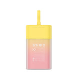 Baseus Popsicle 5200mAh 20W Powerbank with Built-in Lightning Cable (+ White Baseus Simple USB-C - USB-C 60W/20V/3A/30cm Cable) - Yellow-Pink