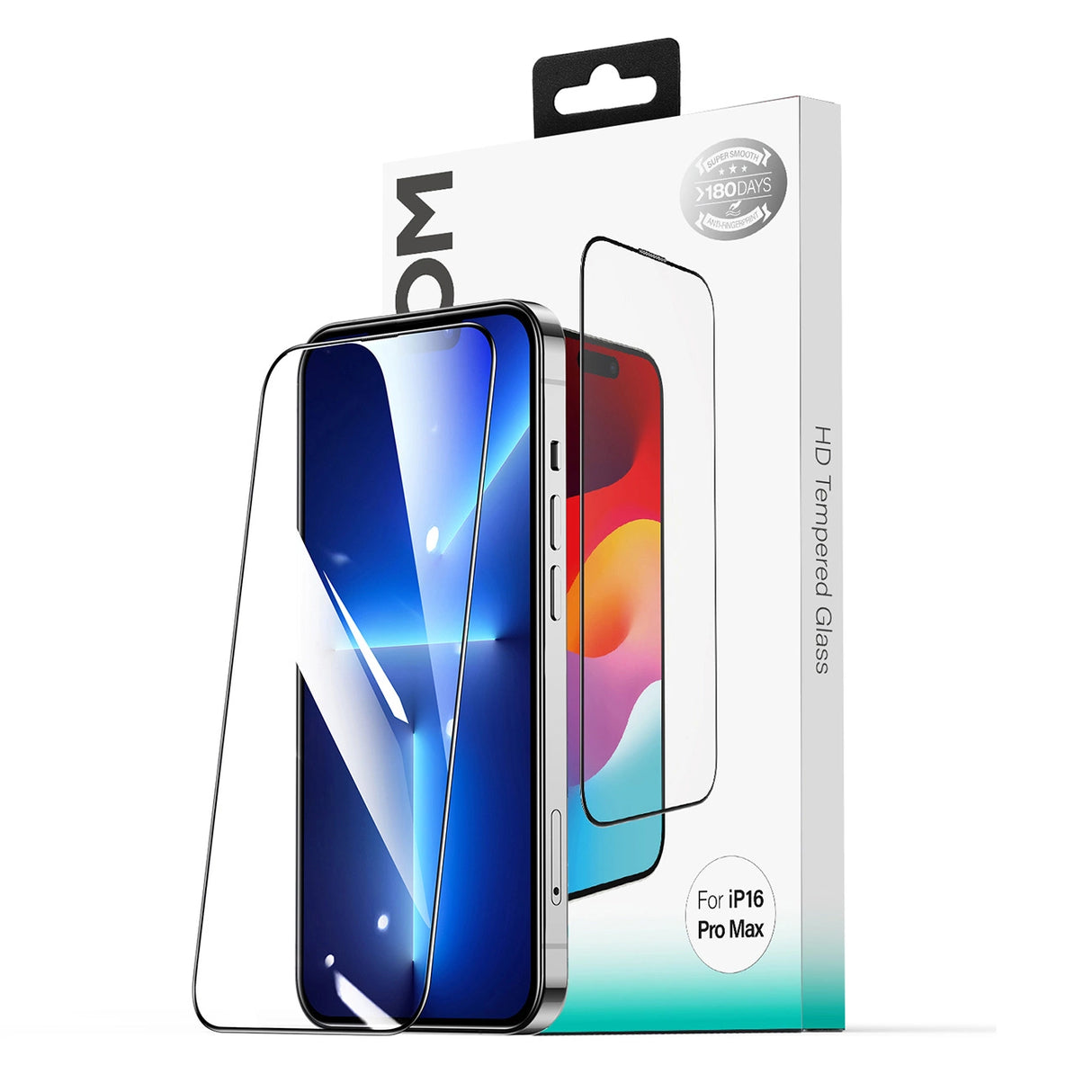 Joyroom JR-MLG0276 2.5D HD Støvfrit tempereret glas med sort ramme til iPhone 15/16