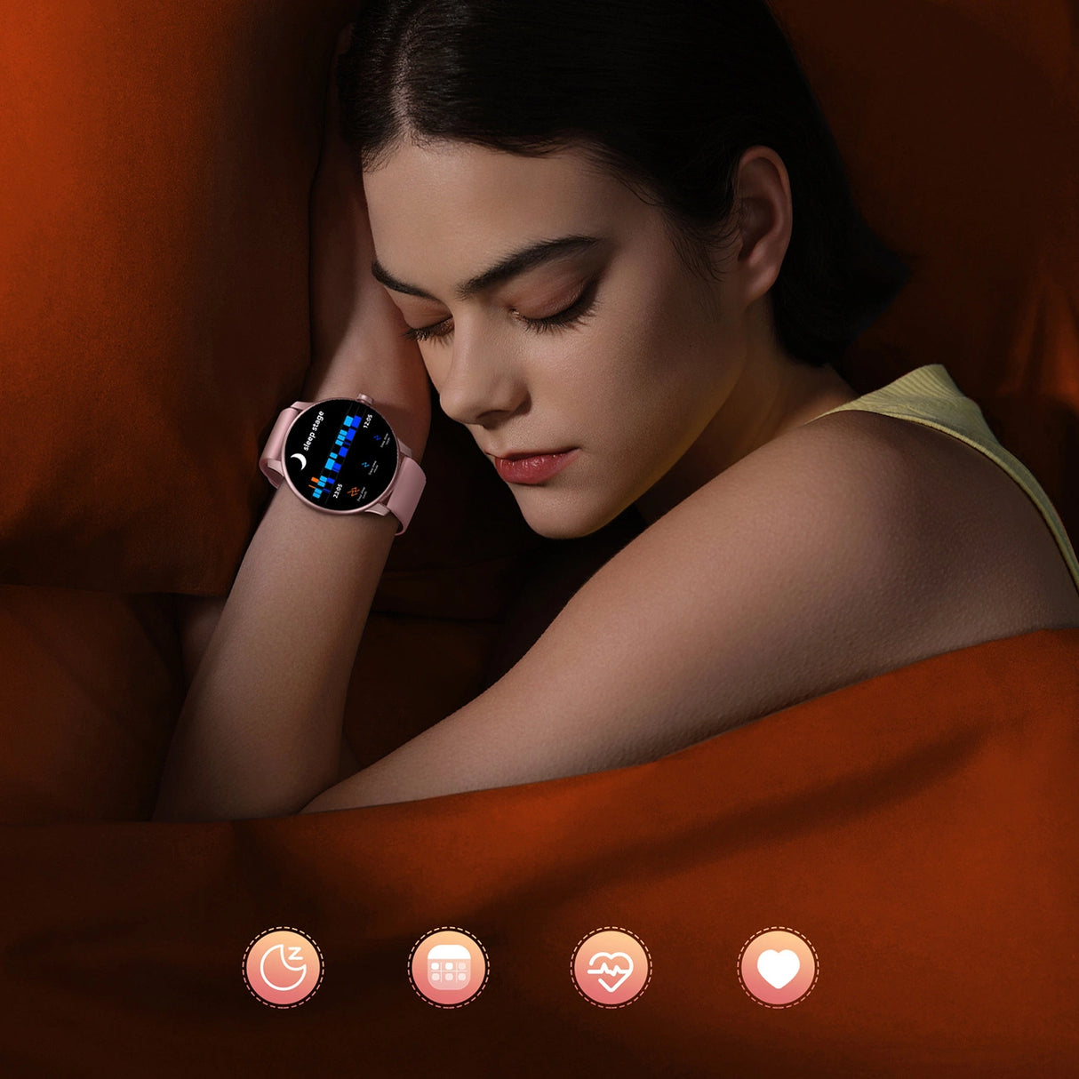 Joyroom Classis Series JR-FC1 Smartwatch med Call Answering Function / IP68 Beskyttelse - Pink