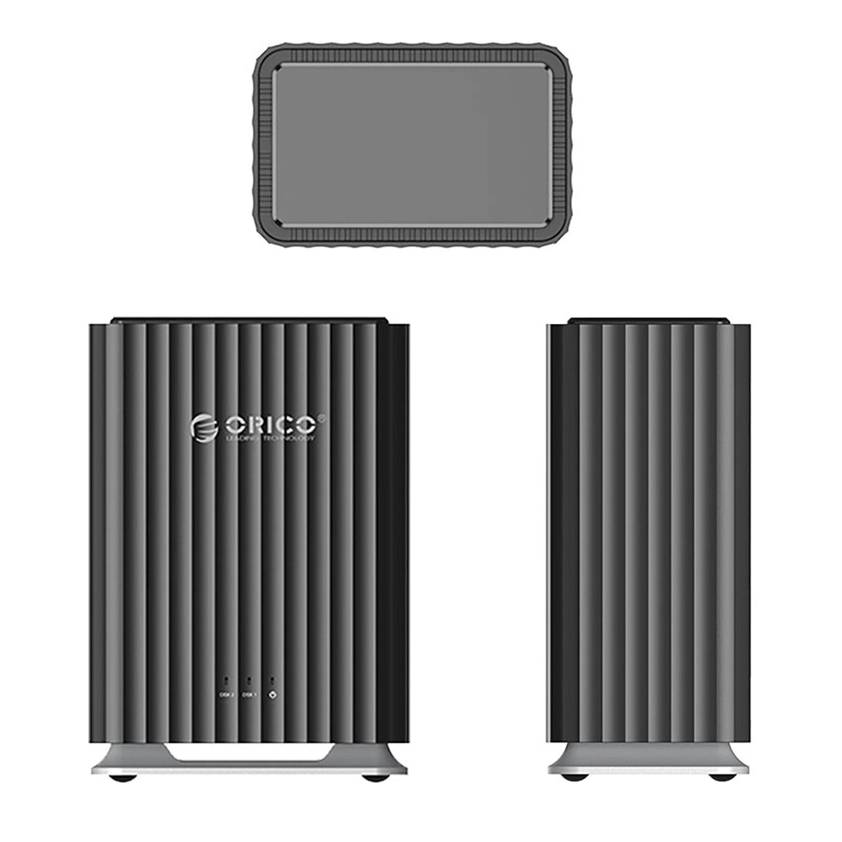 Orico 9728C3 Dual-Big DAS-løsning til 2 x 2,5" HDD/SSD / 3,5" HDD - sort