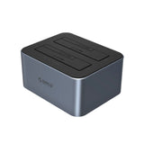 Orico 6626C3-C-V1 2-Drive Docking Station med Offline Clone Function 2.5"/3.5" SATA HDD/SSD - Grå