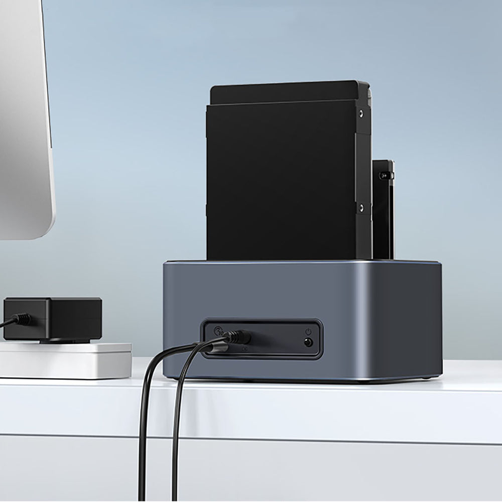 Orico 6656C3-C 5-Bay Docking Station with Offline Clone Function 2.5"/3.5" SATA HDD/SSD - Gray