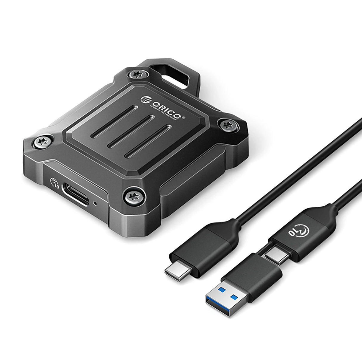 Orico XAM2 M.2 2230 USB-C 3.2 Taktisk forstærket diskbutik - sort