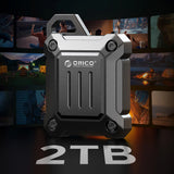 Orico XAM2 M.2 2230 USB-C 3.2 Taktisk forstærket diskbutik - sort