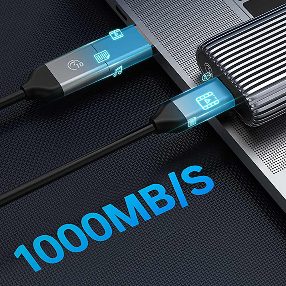 Orico AM2C3-G2 M.2 NVME USB-C 3.2 Disk Drive - Grå