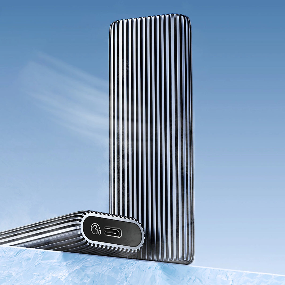 Orico AM2C3-G2 M.2 NVME USB-C 3.2 Disk Drive - Grå