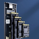Orico AM2C3-G2 M.2 NVME USB-C 3.2 Disk Drive - Grå