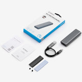 Orico AM2C3-G2 M.2 NVME USB-C 3.2 Disk Drive - Grå