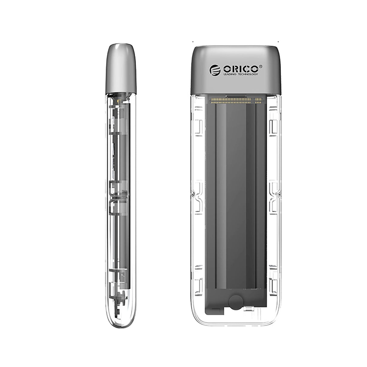 Orico TXM2-C3 M.2 NVME USB-C 3.2 10Gb/s Disk Drive - Grå