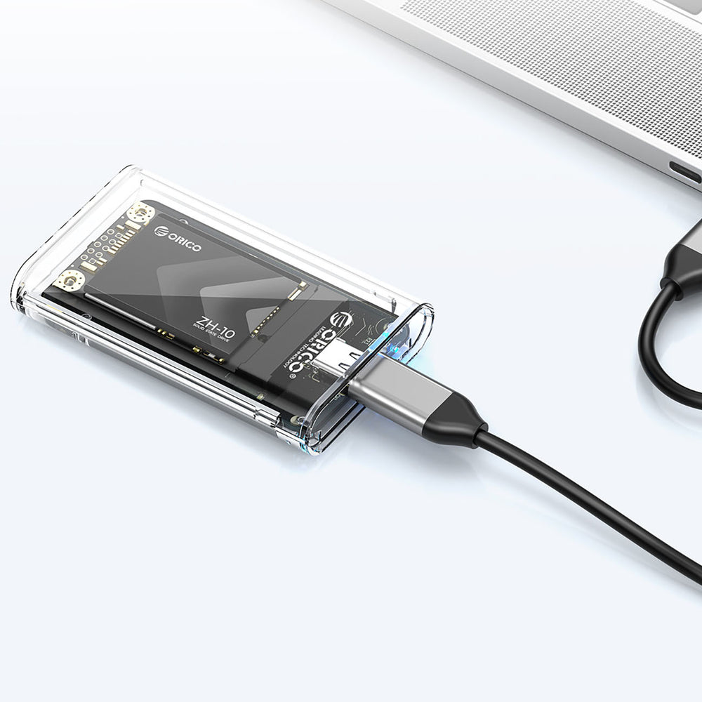Orico TC10-MS MSATA USB-C 3.2 5Gb/s Disk Cartridge - Transparent