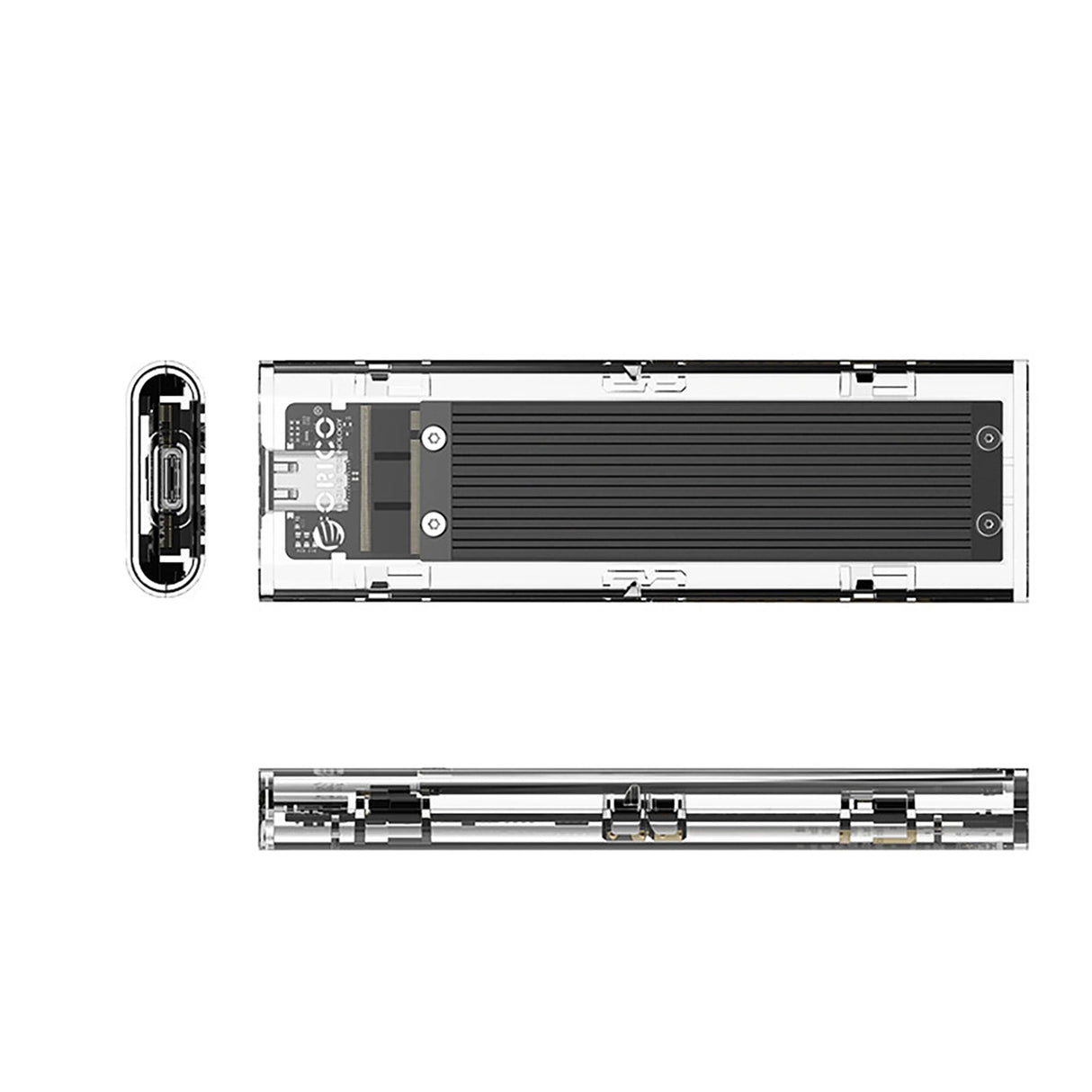 Orico TCM2-C3 M.2 NVME til USB-C 10Gb/s Disk Drive - sort